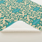 Blumendekoration: Moderne Moderne nahtlos Sherpadecke (3/4)