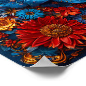 Blumendekoration Poster (Ecke)