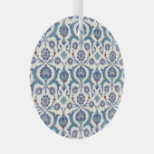 Blumendekoration: Traditionelles arabisches Muster Ornament Aus Glas (Vorderseite Rechts)