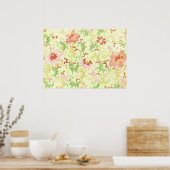 Blumendekoration von Owen Jones Poster (Küche)