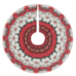 Blumendekoration Weihnachtsbaumrock Polyester Weihnachtsbaumdecke