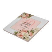 Blumendekorationen Weibliche Geburt Fliese (Seite)