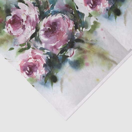 Blumendekoutenpapier mit Spitzen-Grenzen Seidenpapier (Ausschnitt)