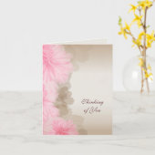 Blumendenken Karte (Gelbe Blume)