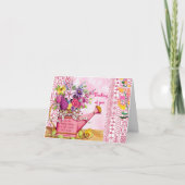 Blumendenken Karte (Vorderseite)