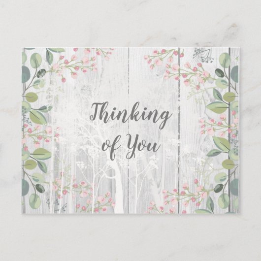 Blumendenken Postkarte (Vorderseite)