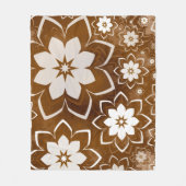 Blumendesign 13 fleecedecke (Vorderseite)