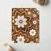Blumendesign 13 mitteilungskarte (Vorderseite/Rückseite Beispiel)