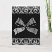 Blumendesign 15 Jahre Hochzeitstag Karte (Rückseite)