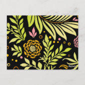 Blumendesign 18 postkarte (Rückseite)