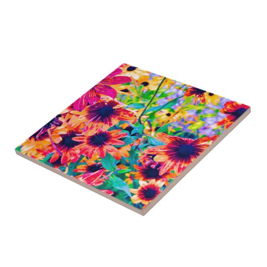 Blumendesign 1 - Kopie Fliese (Seite)