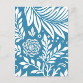 Blumendesign 20 feiertagspostkarte (Vorderseite)