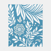 Blumendesign 20 fleecedecke (Vorderseite)
