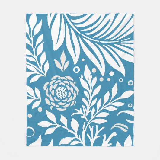 Blumendesign 20 fleecedecke (Vorderseite)