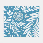 Blumendesign 20 fleecedecke (Vorderseite (Horizontal))