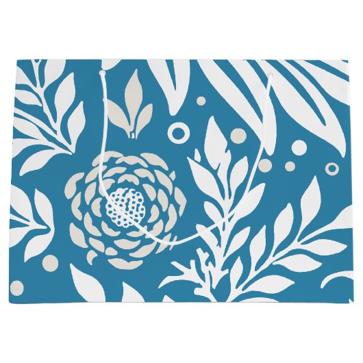 Blumendesign 20 große geschenktüte (Vorderseite)