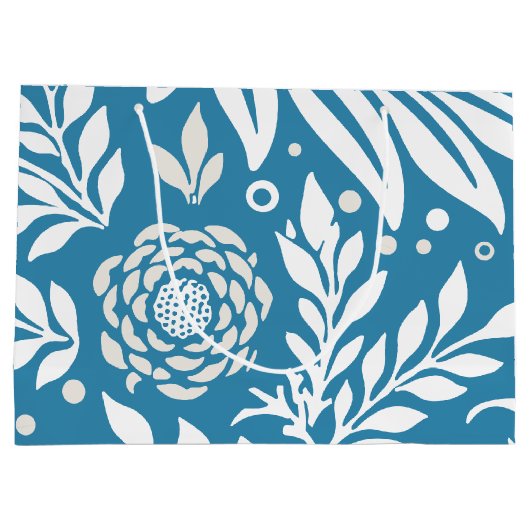 Blumendesign 20 große geschenktüte (Rückseite)