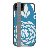 Blumendesign 20 incipio iPhone Geldbeutel-Hülle (Folio Rückseite)