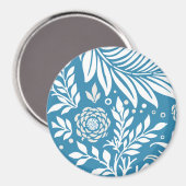 Blumendesign 20 magnet (Vorderseite/Rückseite)