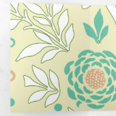 Blumendesign 21 dreifach gefaltete urlaubskarte (Innen Erste Seite)