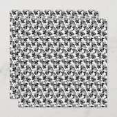 Blumendesign 21 feiertagskarte (Vorne/Hinten)