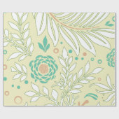 Blumendesign 21 geschenkpapier (Flach)