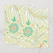 Blumendesign 21 mitteilungskarte (Vorne/Hinten)