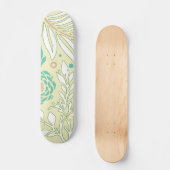 Blumendesign 21 skateboard (Vorderseite)