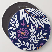 Blumendesign 22 button (Vorne & Hinten)