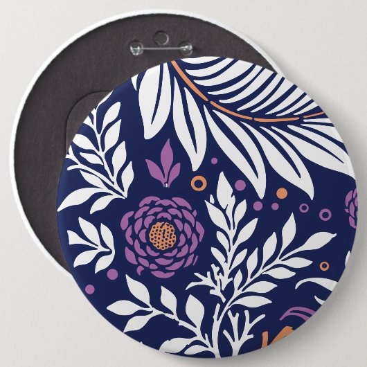 Blumendesign 22 button (Vorne & Hinten)