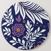 Blumendesign 22 button (Vorderseite)