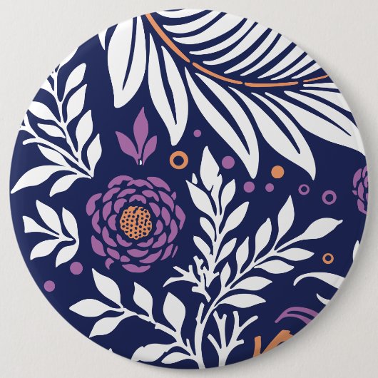 Blumendesign 22 button (Vorderseite)