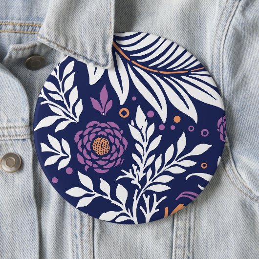 Blumendesign 22 button (Beispiel)