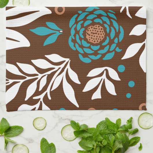 Blumendesign 23 geschirrtuch (Gefaltet)