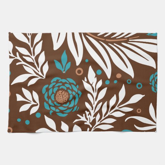 Blumendesign 23 geschirrtuch (Horizontal)