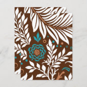 Blumendesign 23 mitteilungskarte (Vorne/Hinten)