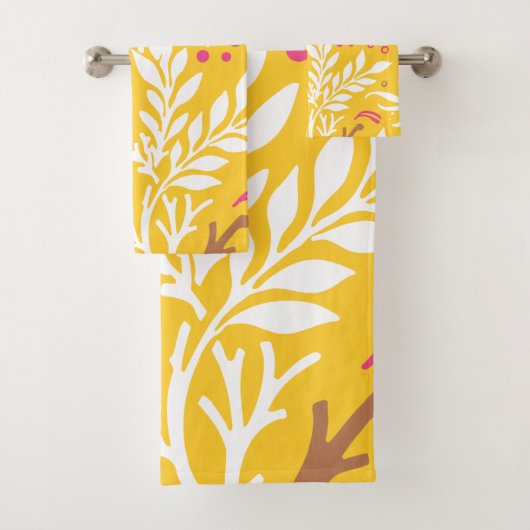Blumendesign 24 badhandtuch set (Insitu)