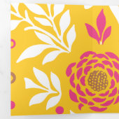 Blumendesign 24 dreifach gefaltete urlaubskarte (Innen Erste Seite)