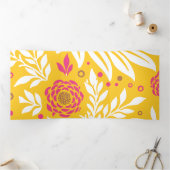 Blumendesign 24 dreifach gefaltete urlaubskarte (Innenseite)