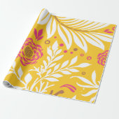 Blumendesign 24 geschenkpapier (Ungerollt)