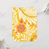 Blumendesign 24 karte (Vorderseite/Rückseite Beispiel)