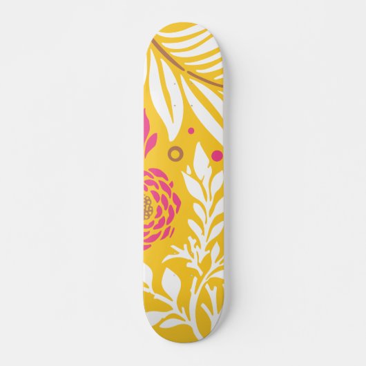 Blumendesign 24 skateboard (Vorne)