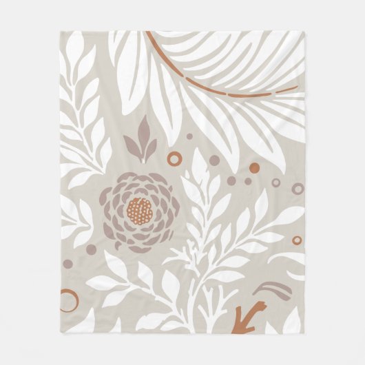 Blumendesign 25 fleecedecke (Vorderseite)