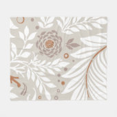 Blumendesign 25 fleecedecke (Vorderseite (Horizontal))