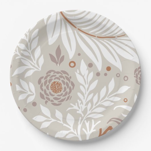 Blumendesign 25 pappteller (Vorderseite)