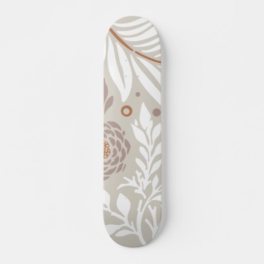 Blumendesign 25 skateboard (Vorne)