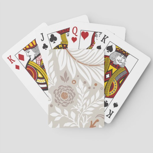Blumendesign 25 spielkarten (Rückseite)