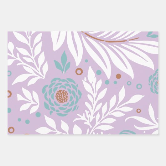 Blumendesign 26 geschenkpapier set (Vorderseite 3)