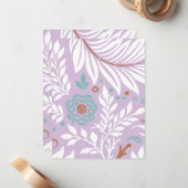 Blumendesign 26 mitteilungskarte (Vorderseite/Rückseite Beispiel)