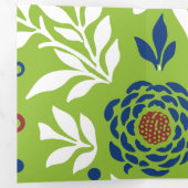 Blumendesign 27 dreifach gefaltete urlaubskarte (Innen Erste Seite)